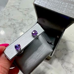 Zales amethyst earrings